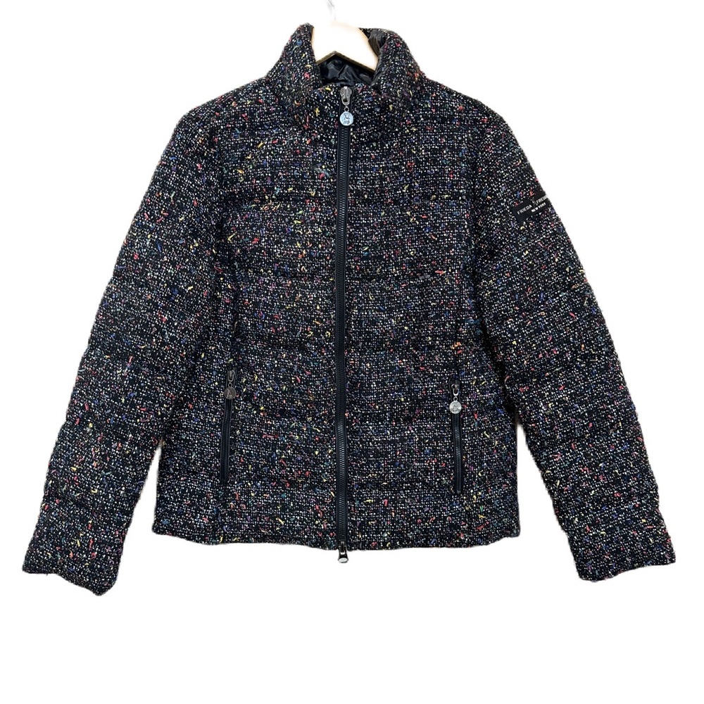 Frieda & Freddies Black Thermolite Anny Puffer Coat‎ Women’s Sz 42 EU/ Large US